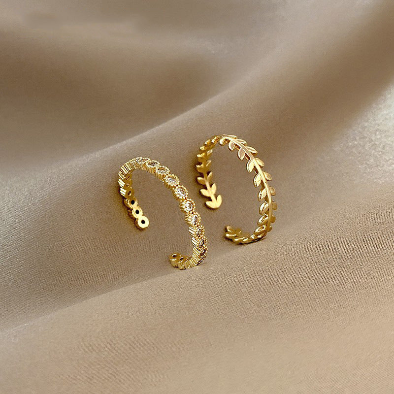 Tesoro del pueblo de la ciudad al por mayor anillo de cobre